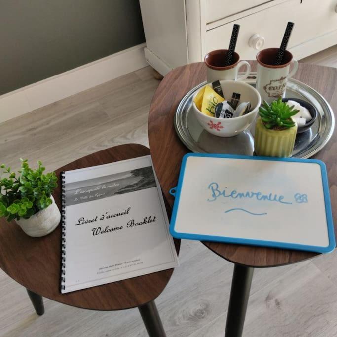 Appartement Verdoyant Au Bord Du Lac Leman Entre Evian Et Thonon Dans Une Villa Publier Bagian luar foto